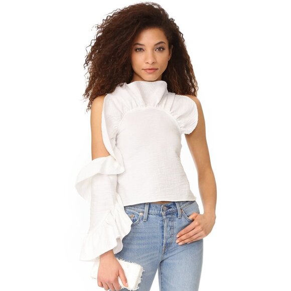 Rachel Comey Spark Top in Teal 0 - Picture 2 of 13